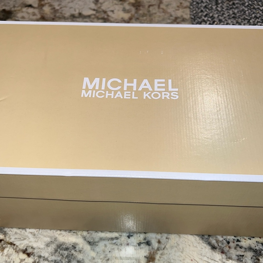 Michael Kors, black and silver, size 9